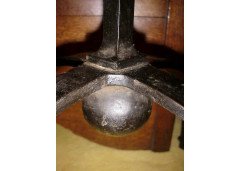 Birmingham Guild of Handicraft. A rare Arts and Crafts hand wrought iron standard lamp - Thumbnail 7