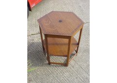 Shapland and Petter. An oak hexagonal sidetable - Thumbnail 1