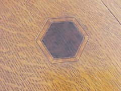 Shapland and Petter. An oak hexagonal sidetable - Thumbnail 6
