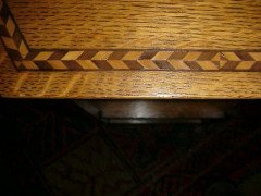 Shapland and Petter. An oak hexagonal sidetable - Thumbnail 8