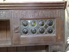 Liberty & Co., An Arts & Crafts Oak Overmantel or Hanging Bookshelf - Thumbnail 3