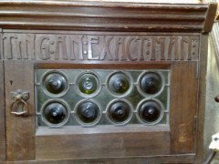 Liberty and Co. an Arts and Crafts Oak Overmantel or Hanging Bookshelf - Thumbnail 5