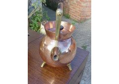 Dr Christopher Dresser for Benham and Froud. A copper and brass kettle - Thumbnail 2