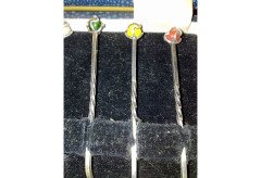 Harold Sargison for Sargisons Jewellers Hobart. A boxed set of 6 hand made and hand hammered silver spoons - Thumbnail 6