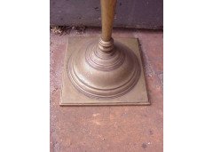 WAS Benson. A brass and copper oil lamp - Thumbnail 4
