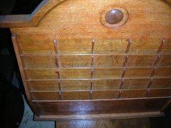 Shapland and Petter. an Oak Arts and Crafts Letter Rack - Thumbnail 2
