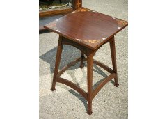 Lambs of Manchester. An Arts and Crafts mahogany sidetable - Thumbnail 5