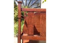 Shapland and Petter. A rare Arts and Crafts oak canterbury - Thumbnail 7