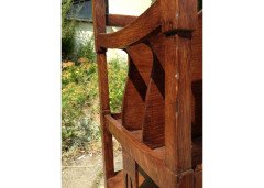 Shapland and Petter. A rare Arts and Crafts oak canterbury - Thumbnail 9