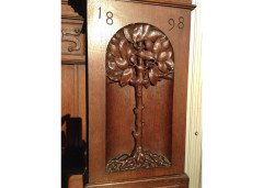 Gillows. A super quality Arts and Crafts oak sideboard/dresser - Thumbnail 10