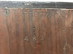 Liberty and Co. A walnut corner cupboard in the Moorish style. - Thumbnail 8