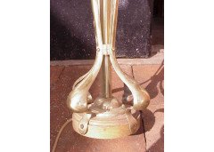 An Arts and Crafts Brass Post Light - Thumbnail 2