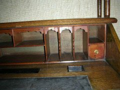 Liberty and Co. an Oak Bureau in the Moorish Style with Moucharabieh Turning - Thumbnail 2