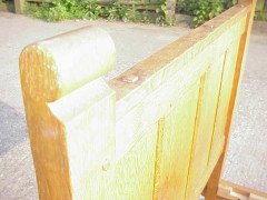 Alan 'Snailman' Haigh. A pair of oak single beds - Thumbnail 6