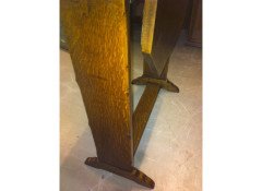 A Little Arts and Crafts Oak Drop Leaf Tea or Side Table - Thumbnail 4