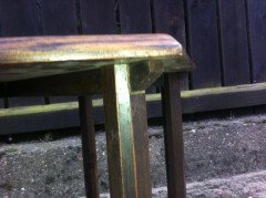 A good quality Cotswold School oak low sidetable - Thumbnail 6