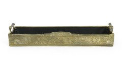 Thomas Jeckyll for Barnard Bishop and Barnard. A rare Anglo-Japanese Tinder brass box - Thumbnail 1