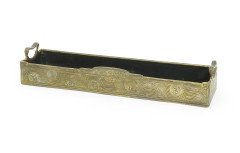 Thomas Jeckyll for Barnard Bishop and Barnard. A rare Anglo-Japanese Tinder brass box - Thumbnail 2