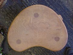 Robert Mouseman Thompson. A tripod stool - Thumbnail 1