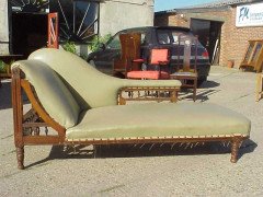 Moyar Smith for Collinson and Lock. Chaise Lounge with triangular 'A' frame to one end - Thumbnail 1