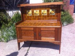 Shapland and Petter. A washstand with tiles depicting galleons - Thumbnail 2