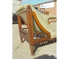 Moyar Smith for Collinson and Lock. Chaise Lounge with triangular 'A' frame to one end - Thumbnail 4