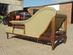 Moyar Smith for Collinson and Lock. Chaise Lounge with triangular 'A' frame to one end - Thumbnail 6