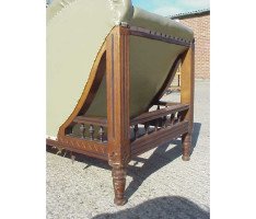 Moyar Smith for Collinson and Lock. Chaise Lounge with triangular 'A' frame to one end - Thumbnail 7
