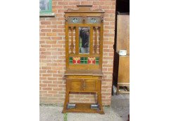 Liberty and Co. A superb oak Arts and Crafts Hallstand - Thumbnail 1