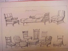Moyar Smith for Collinson and Lock. Chaise Lounge with triangular 'A' frame to one end - Thumbnail 9