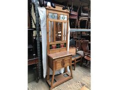 Liberty and Co. A superb oak Arts and Crafts Hallstand - Thumbnail 6