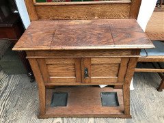Liberty and Co. A superb oak Arts and Crafts Hallstand - Thumbnail 11