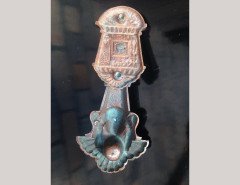 An exceptional Egyptian Revival bronze door - Thumbnail 4