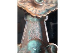 An exceptional Egyptian Revival bronze door - Thumbnail 5