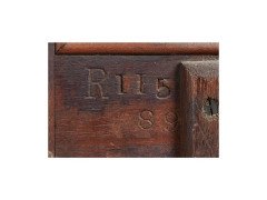 Shapland and Petter. A rare generous proportions Arts Crafts oak mirror - Thumbnail 2