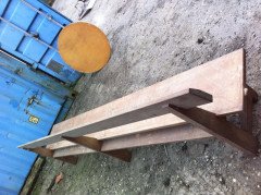 Robert Mouseman Thompson. a Set of Three Superb Quality Arts and Crafts Oak Benches - Thumbnail 3