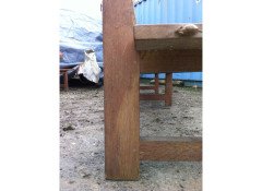 Robert Mouseman Thompson. a Set of Three Superb Quality Arts and Crafts Oak Benches - Thumbnail 4