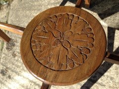 Arthur Simpson. A good quality Arts and Crafts oak sidetable - Thumbnail 8