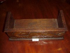 John Pearson. A copper desk top bookcase with Mythical Serpents to the front and sides - Thumbnail 2