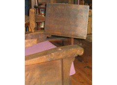 An Arts and Crafts oak reading reclining armchair - Thumbnail 2