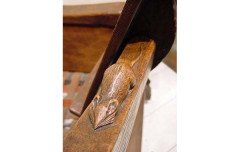An Arts and Crafts oak reading reclining armchair - Thumbnail 4