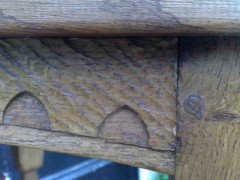 Thomas Gnomeman Whittaker. A good quality corner table - Thumbnail 6