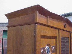 Liberty and Co. An Arts and Crafts treble wardrobe - Thumbnail 4