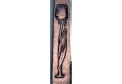 Liberty and Co. A copper mirror with hand formed stylised floral repousse work - Thumbnail 2