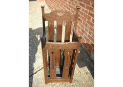 Liberty and Co. A classic oak stick stand - Thumbnail 3