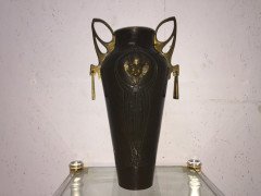 Albert Mayer. A large exhibition quality hammered copper vase - Thumbnail 1