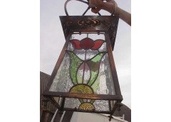 An Arts and Crafts copper lantern - Thumbnail 1