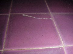 Wylie & Lochhead. A Good Quality Pair of Arts & Crafts Hall/sofa Tables with Original Lilac Tiles to the Top - Thumbnail 4