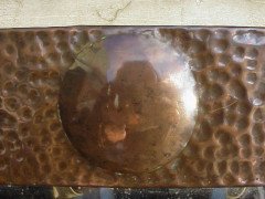 An Arts and Crafts copper mirror - Thumbnail 3