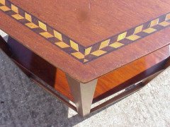 Shapland and Petter. A mahogany hexagonal sidetable - Thumbnail 4